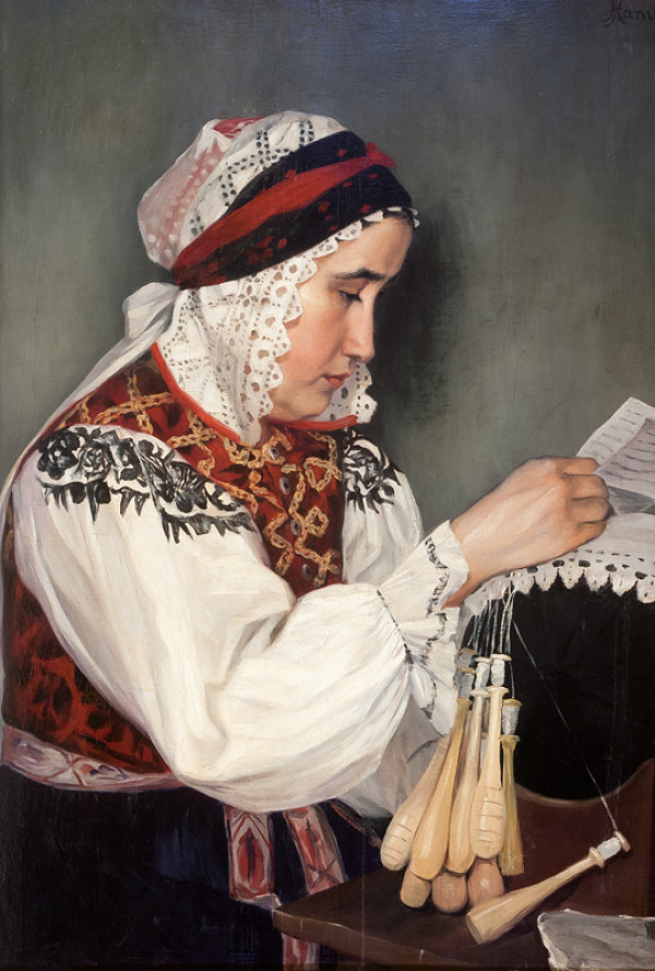 Jozef Hanula – List z Ameriky. Čítajúca čipkárka 