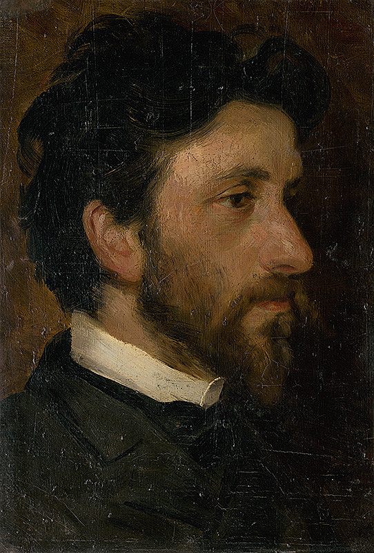 Ľudovít Pitthordt – Head Study of a Man 