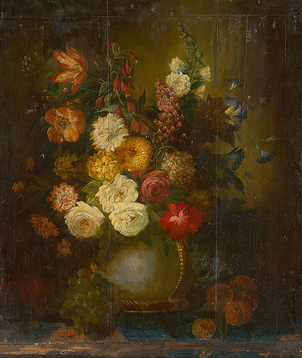 Nemecký maliar z 1. polovice 18. storočia – Still Life with Flowers 