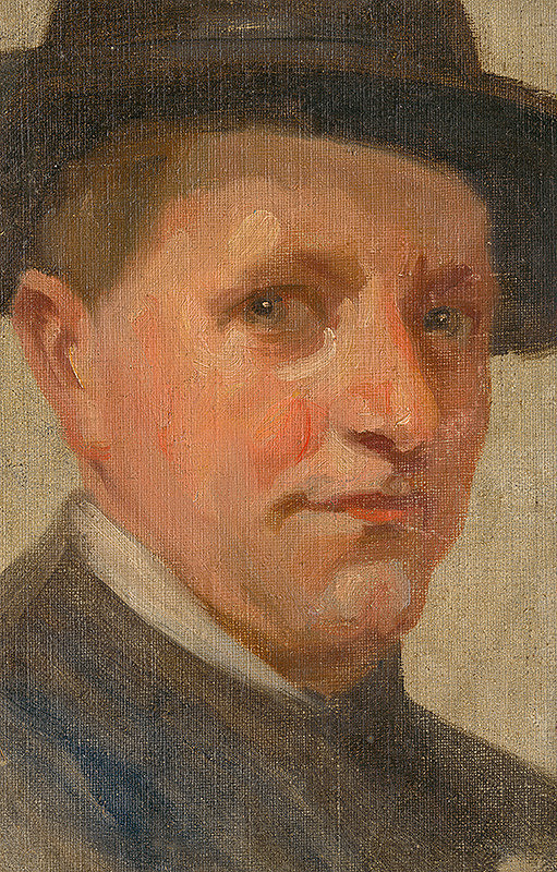 Ľudovít Pitthordt – Head Study of a Man 
