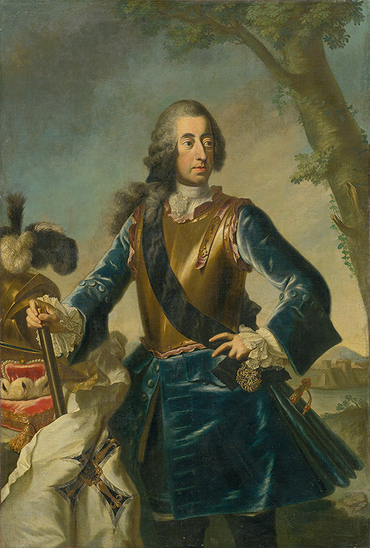 Georges Desmarées, Stredoeurópsky maliar z 2. polovice 18. storočia – Portrait of Cologne Prince-Elector Klement August (Portrait of a Prince)  