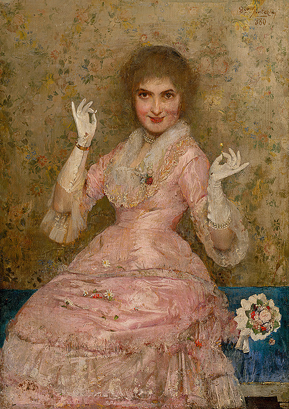Dominik Skutecký – Woman with a Flower 