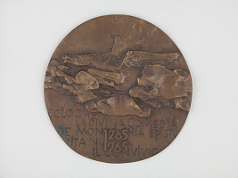 Ladislav Snopek – Súťažný návrh medaily k 700. výročiu narodenia Danteho 