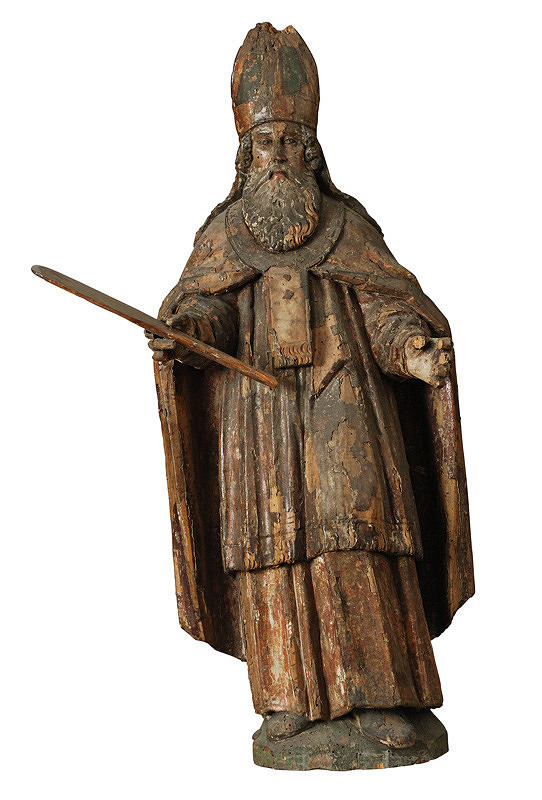 Slovenský rezbár zo 17. storočia, Neznámy rezbár – Svätý biskup 