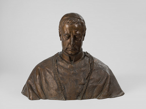 Josef Václav Myslbek – Fragment poprsia kardinála Schwarzenberga v chráme sv. Víta v Prahe 
