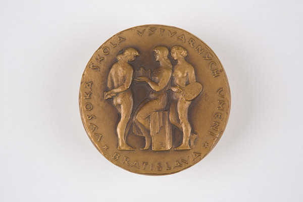 Rudolf Pribiš – Medaila k insigniám prorektora Vysokej školy výtvarných umení v Bratislave 