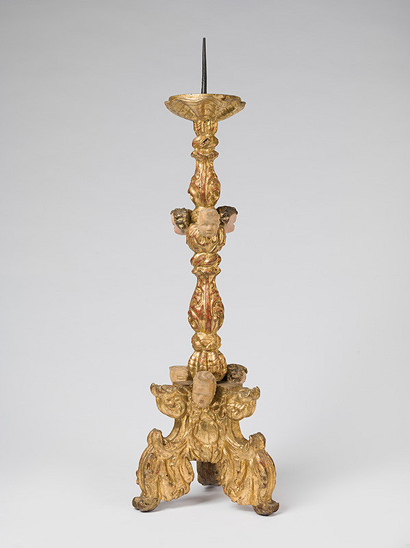 Slovenský rezbár z 18. storočia, Neznámy rezbár – Svietnik s figuralálnymi motívmi 