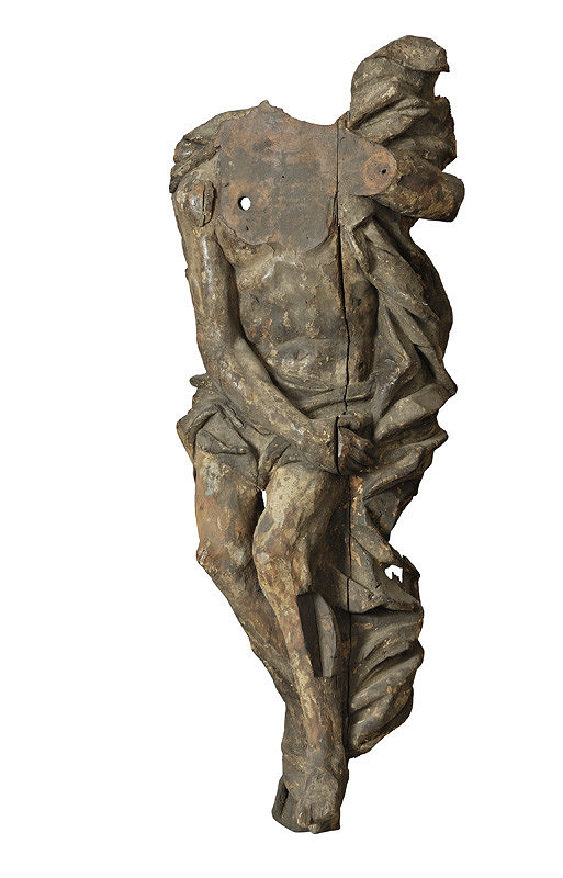 Slovenský rezbár zo začiatku 18. storočia, Neznámy rezbár – Fragment ležiaceho Krista v hrobe 