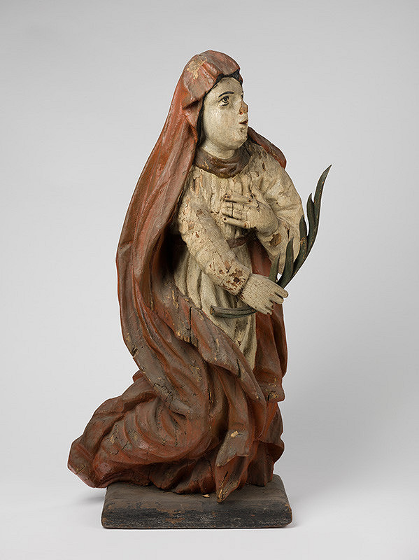 Slovenský rezbár z konca 18. storočia, Neznámy rezbár – Kľačiaca svätica 