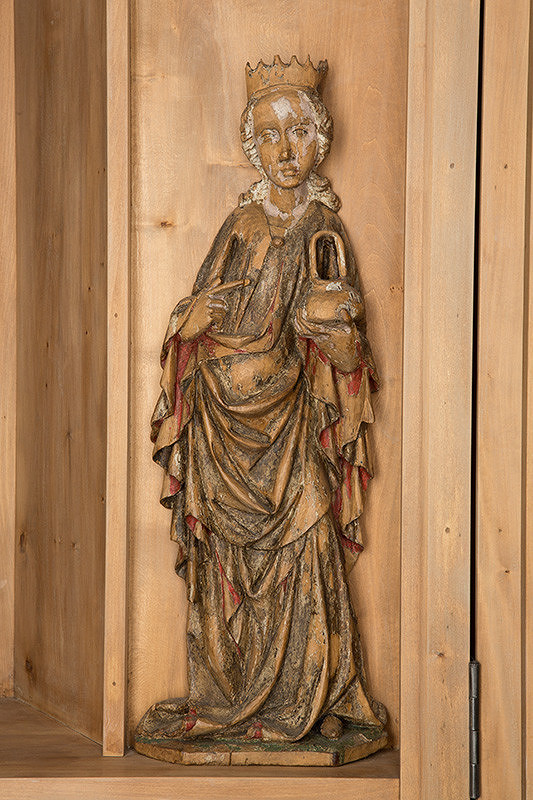 Slovenský rezbár zo začiatku 15. storočia, Majster Madony z Lomničky – Svätá Dorota-mučenica 