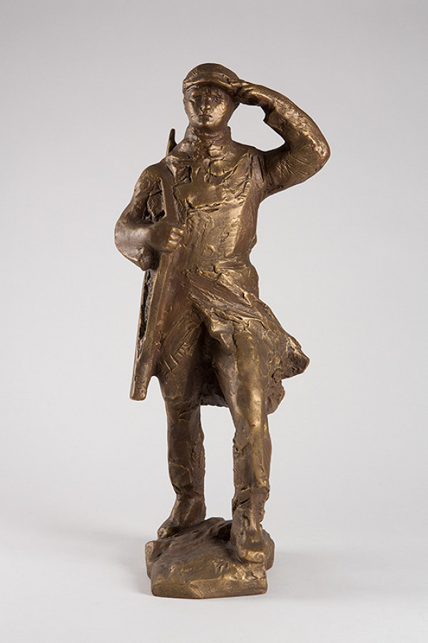 Jozef Mazan – Skica k soche Február 