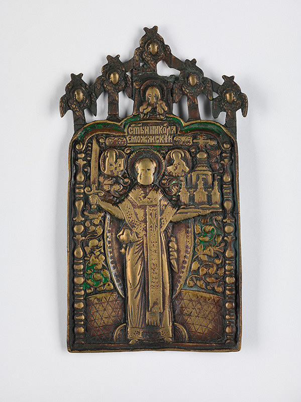 Ruský majster kovolejár z 18. storočia – Svätý Mikuláš divotvorca 