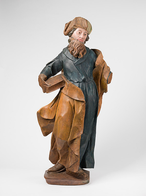 Slovenský rezbár z polovice 18. storočia, Neznámy rezbár – Svätec s knihou 