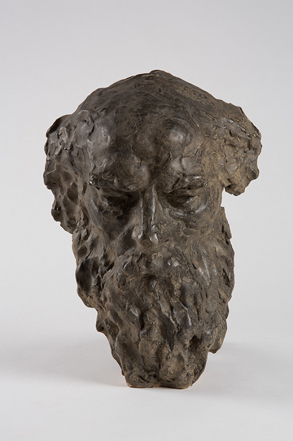 Justín Hrčka – Štúdia hlavy starca 