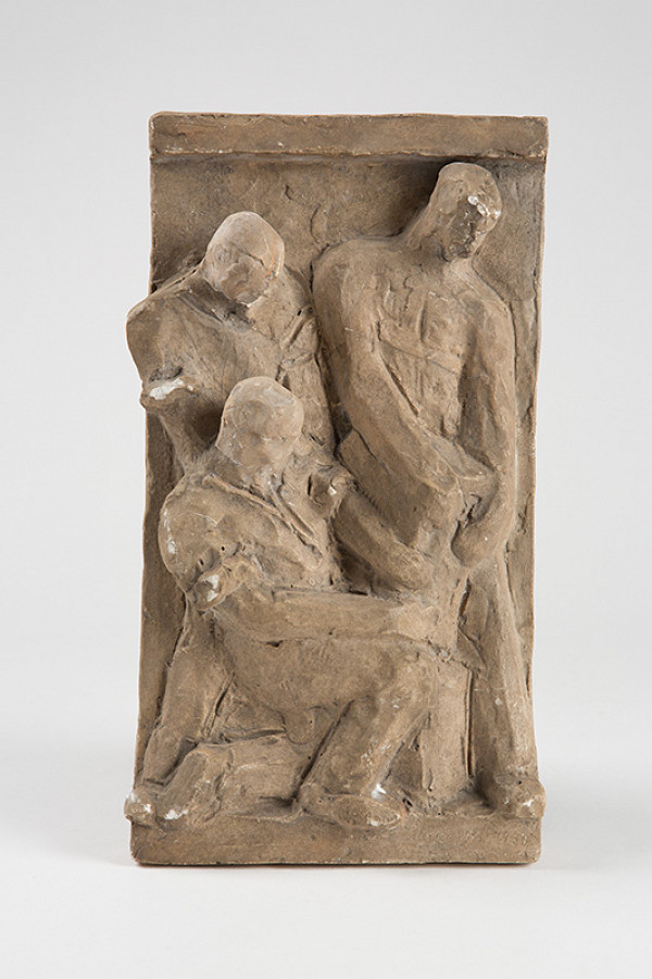 Ladislav Majerský – Skica na reliéfnu výzdobu budovy Poisťovne,Bratislava I. 