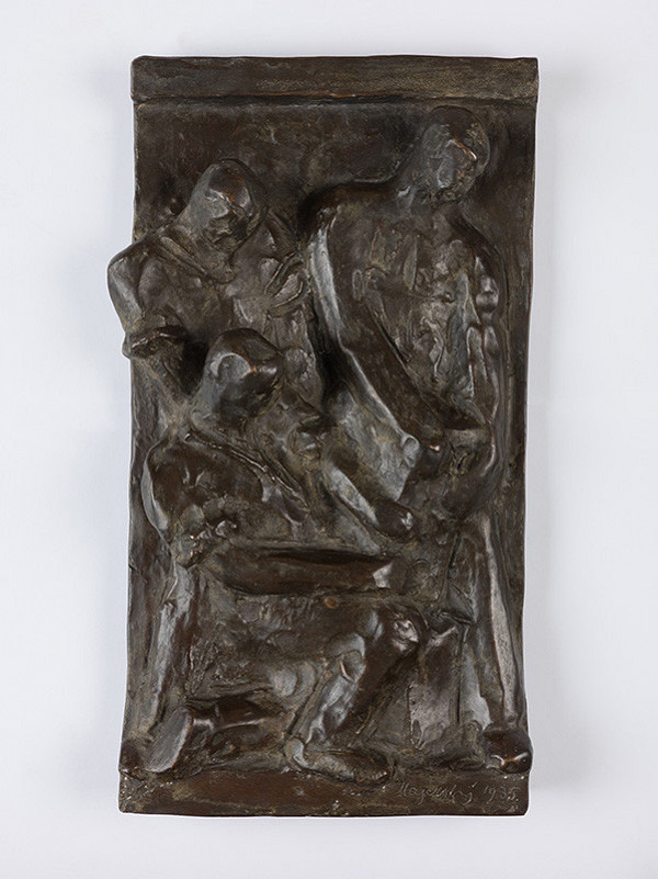 Ladislav Majerský – Skica reliéfneho návrhu na výzdobu budovy Poisťovne I., Bratislava 