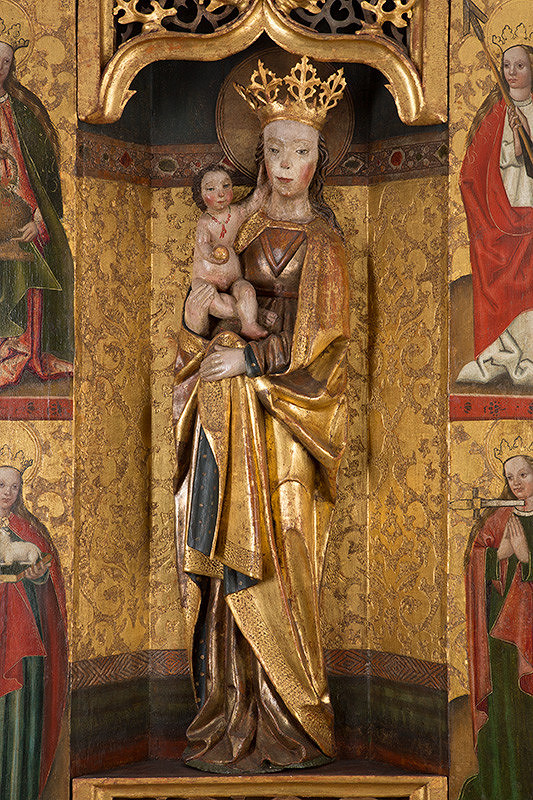 Slovenský rezbár z 1. štvrtiny 16. storočia – Madona s dieťaťom 