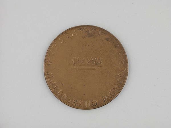 Ladislav Majerský – Medaila k Výstavnému trhu slovenského jačmeňa V. Výstavný trh slov.jačmeňa 1928 