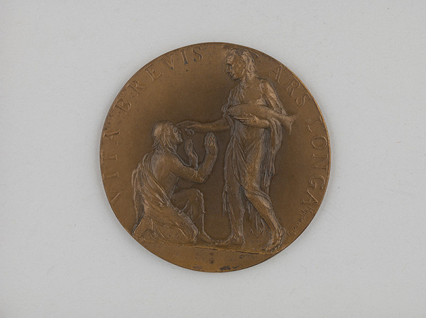 Andrej Peter – Medaila Lekárskej fakulty nemeckej univerzity v Prahe - averz 