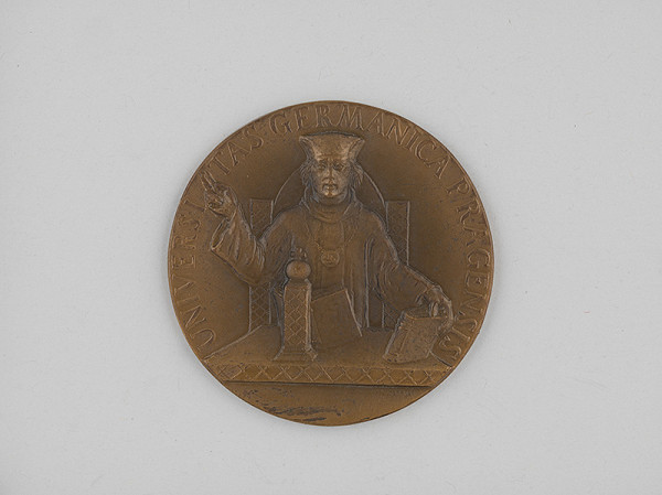 Andrej Peter – Rektorská medaila univerzity v Prahe ,averz 