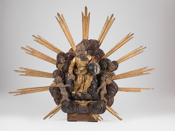 Slovenský sochár z 18. storočia, Neznámy sochár – Nadstavec oltára so skupinou Najsvätejšej Trojice 