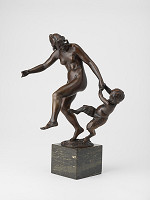 August Schreitmüller – Bakchantka so satyrom 