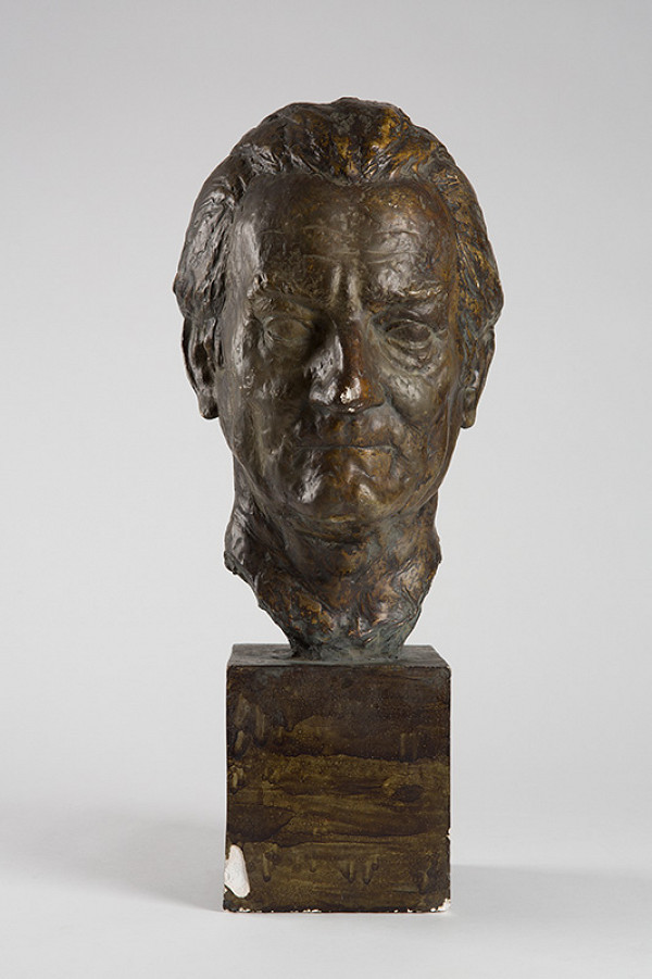 Alfonz Groma – Portrét akad.maliara Miloša A.Bazovského 