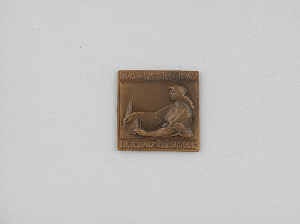 Rudolf Pribiš – Plaketa v výročiu spolku Tatrín 1847-1947 