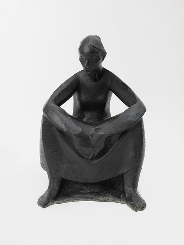 Anton Čutek – Sediace dievča 