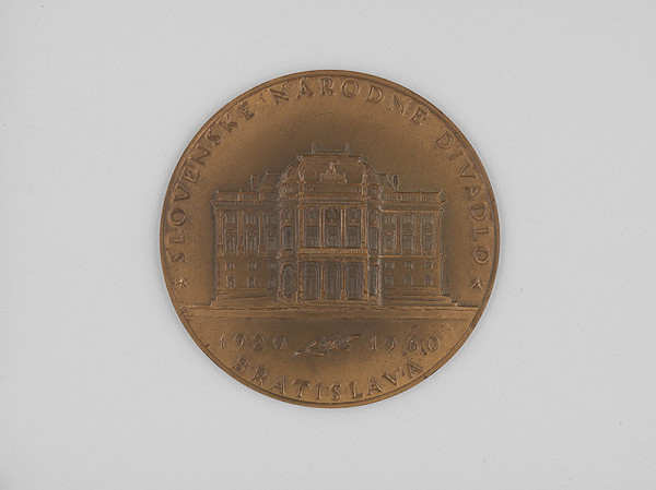 Andrej Peter – Medaila - Slovenské národné divadlo 1920-1960 Bratislava 