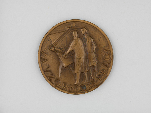 Andrej Peter – Medaila - Hydroprojekt 1952-62 reverz 