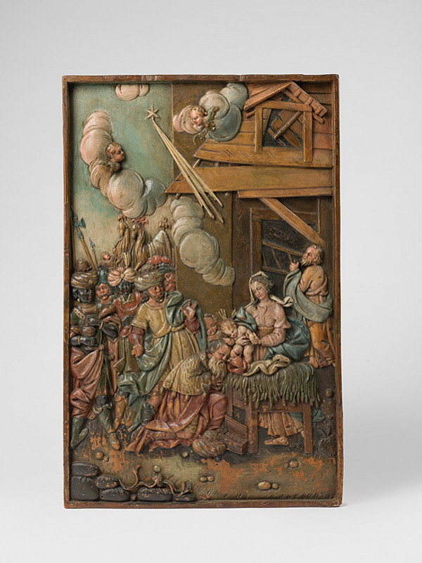 Slovenský rezbár z 2. polovice 18. storočia, Neznámy rezbár – Kľananie Troch kráľov 