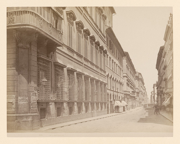 Neznámy autor – Rím. Via del Corso 