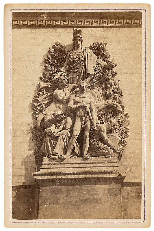 Ziegler & Cie. Éditeur – Paríž. Basreliéf na Víťaznom oblúku (Basrelief du l´Arc de Triomphe) 