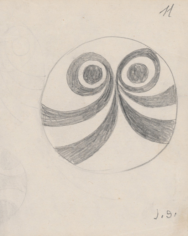 Jozef Sušienka – Malá kresba. Variant pásikáveho taniera 