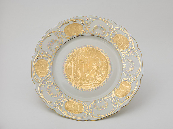 Ernst & Anton Weidl Gloria - Karlovy Vary – Tanier dekoratívny V. 