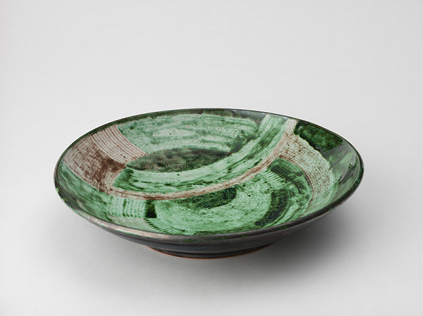 Eva Trachtová – Misa zeleno-hnedá 