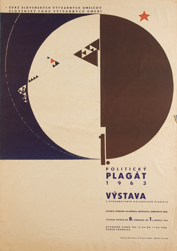 Rudolf Altrichter – I. výstava - politický plagát 