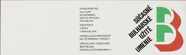 Zoltán Salamon – Súčasné bulharské užité umenie 