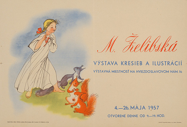 Mária Želibská – Výstava kresieb a ilustrácií  - M.Želibská 