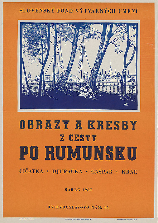 Anton Djuračka – Obrazy a kresby z cesty po Rumunsku 