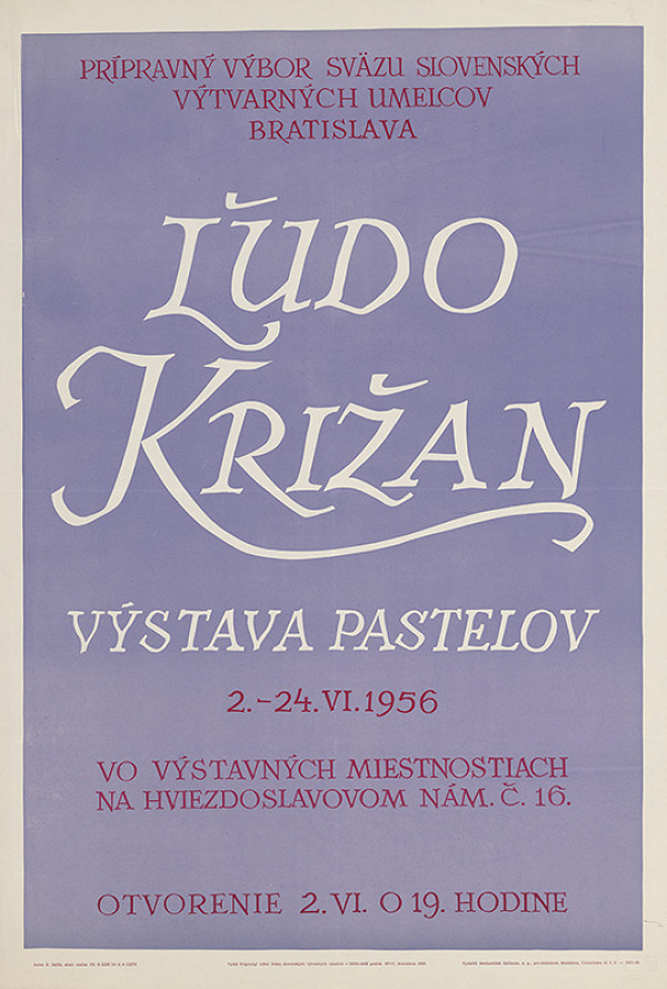 Emil Bačík – Výstava pastelov-Ľudo Križan