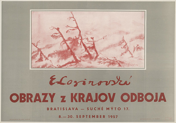 Slovenský autor – Obrazy krajov odboja - E.Lazinovská 