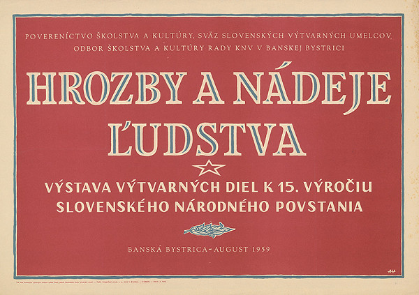 Anton Hollý – Hrozby a nádeje ľudstva 