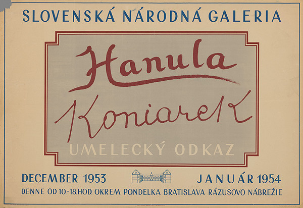 Anton Hollý – Hanula-Koniarek-umelecký odkaz 