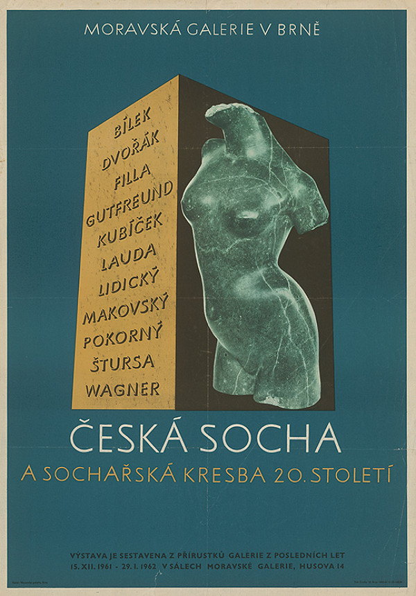 Miloš Slezák – Česká socha a sochařská kresba 20. století. Bílek - Dvořák - Filla - Guttfreund - Kubíček - Lauda - Lidický - Makovský - Pokorný - Štursa - Wagner 