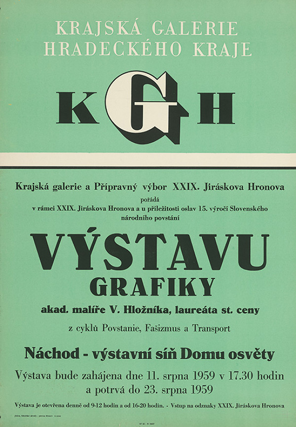 Český autor – Grafika - Hložník 