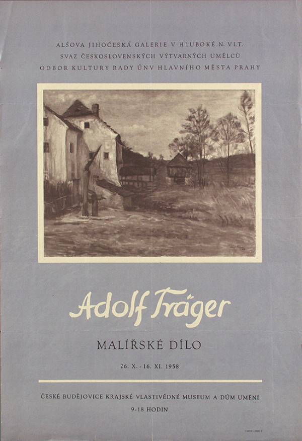 Český autor – Maliarske dielo - Adolf Träger 