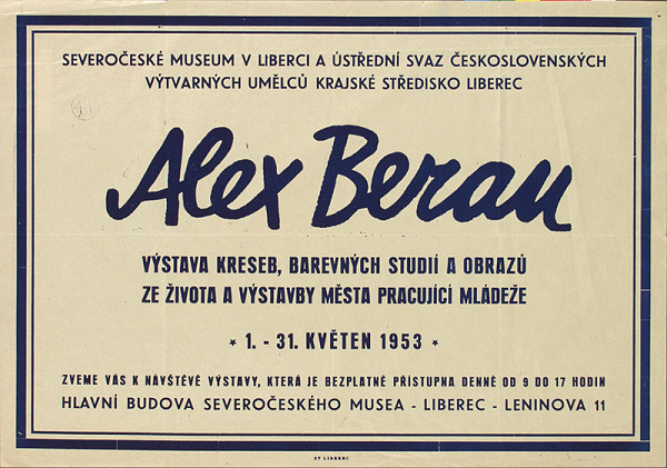 Český autor – Výstava kresieb, obrazov - Alex Beran 
