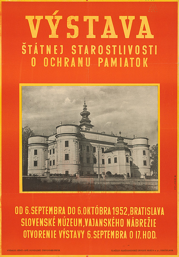Slovenský autor – Výstava štátnej starostlivosti o ochranu pamiatok